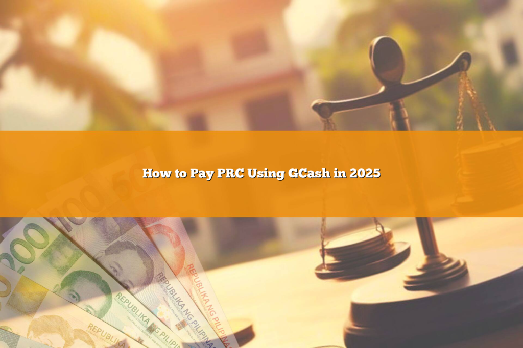 How to Pay PRC Using GCash in 2025