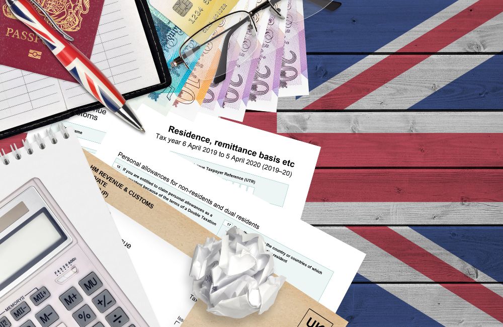 An image of remittance forms, passwords, and other essentials needed to send money. 